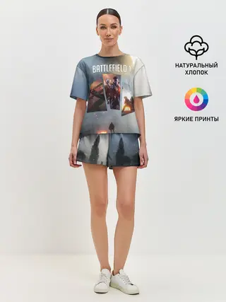 Женская пижама с шортами / Battlefield 1
