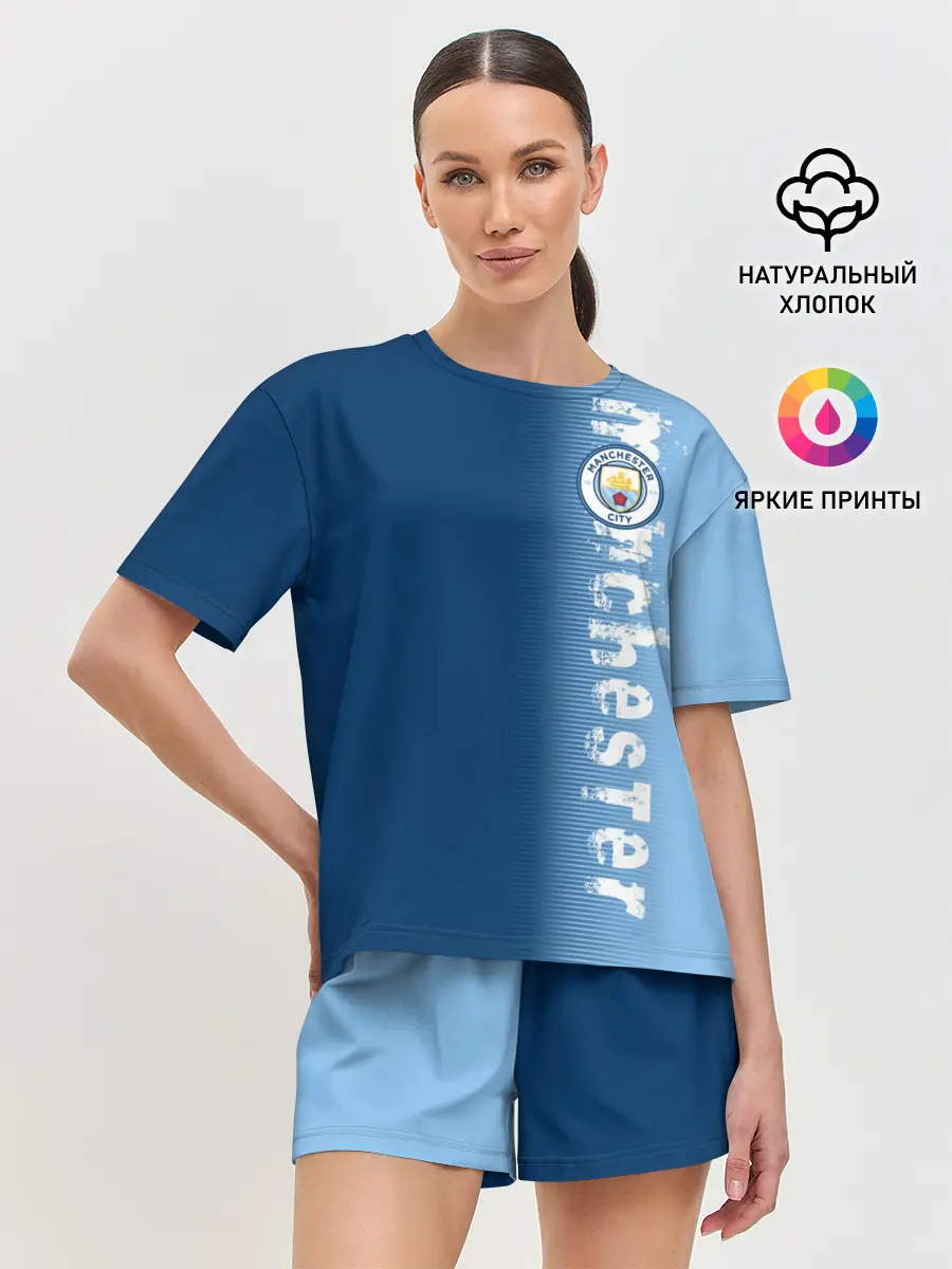 Женская пижама с шортами / Manchester city 2018 o