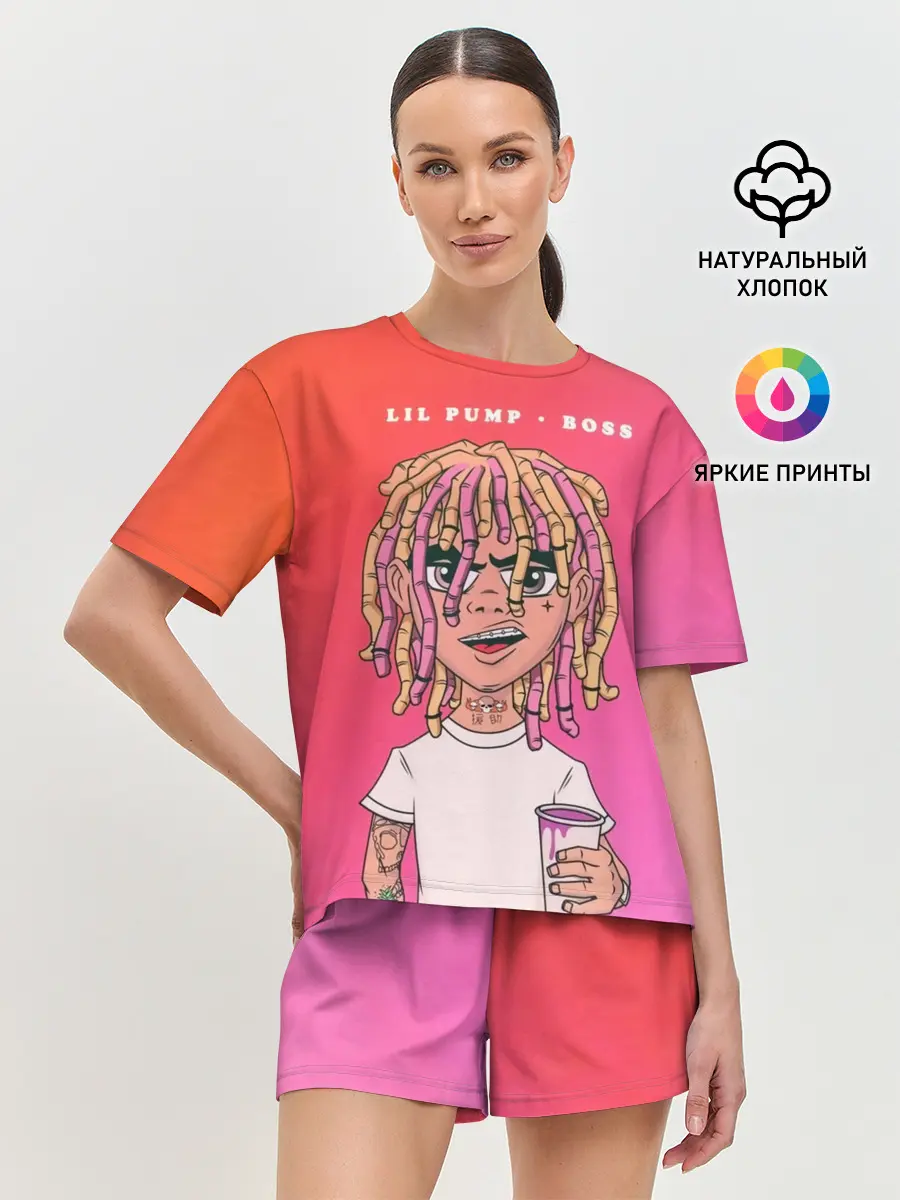 Женская пижама с шортами / Lil Pump Boss