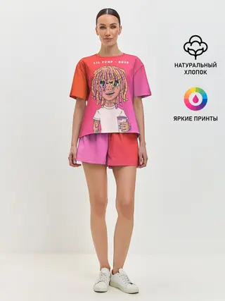 Женская пижама с шортами / Lil Pump Boss