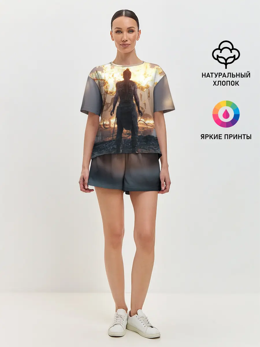 Женская пижама с шортами / HellBlade