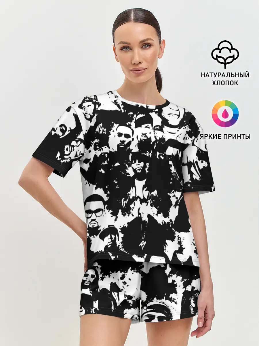 Женская пижама с шортами / ЛЕГЕНДЫ РЕПА