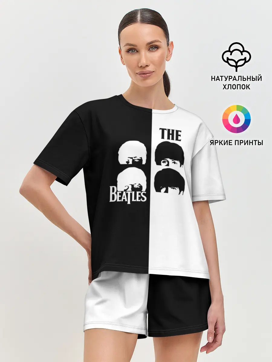 Женская пижама с шортами / The Beatles