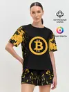 Женская пижама с шортами / БИТКОИН | BITCOIN