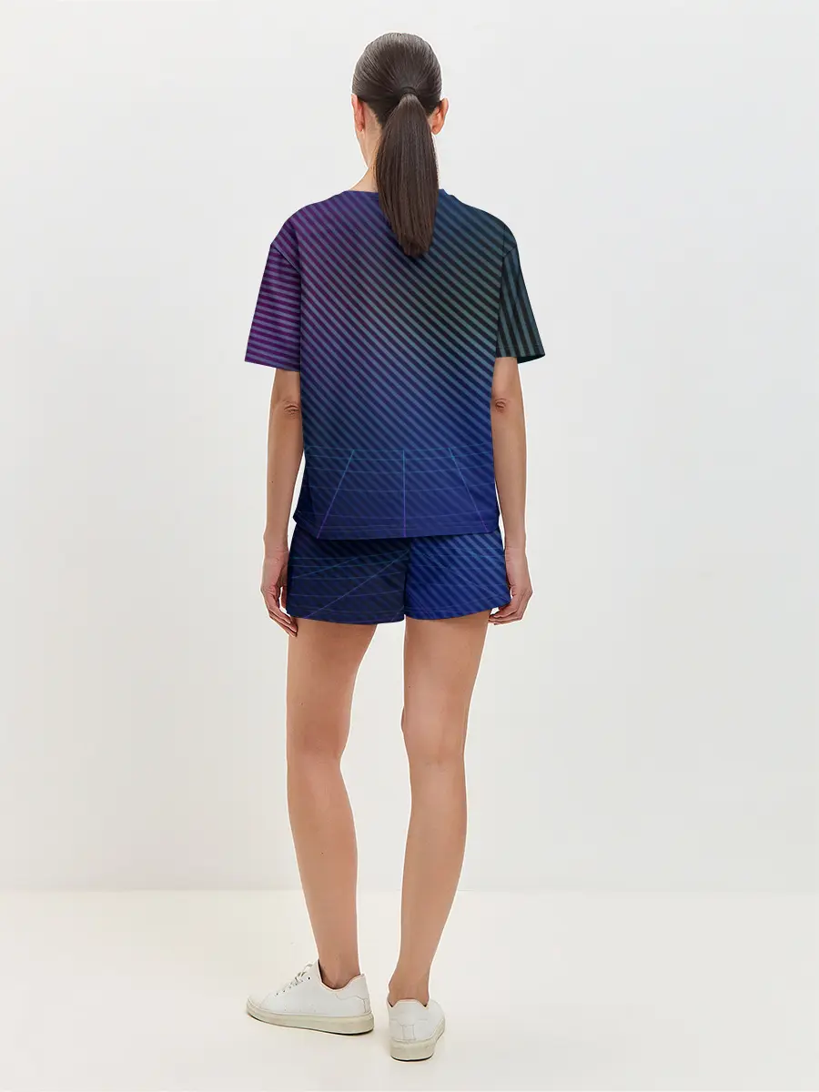 Женская пижама с шортами / Оставайся в 80-х