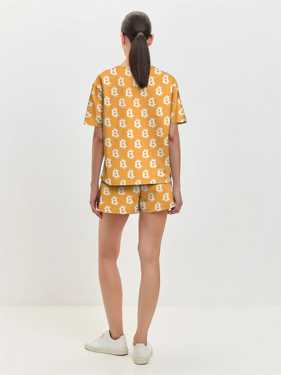 Женская пижама с шортами / Bitcoin