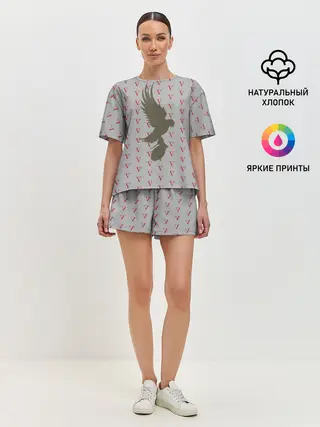 Женская пижама с шортами / Hollywood Undead