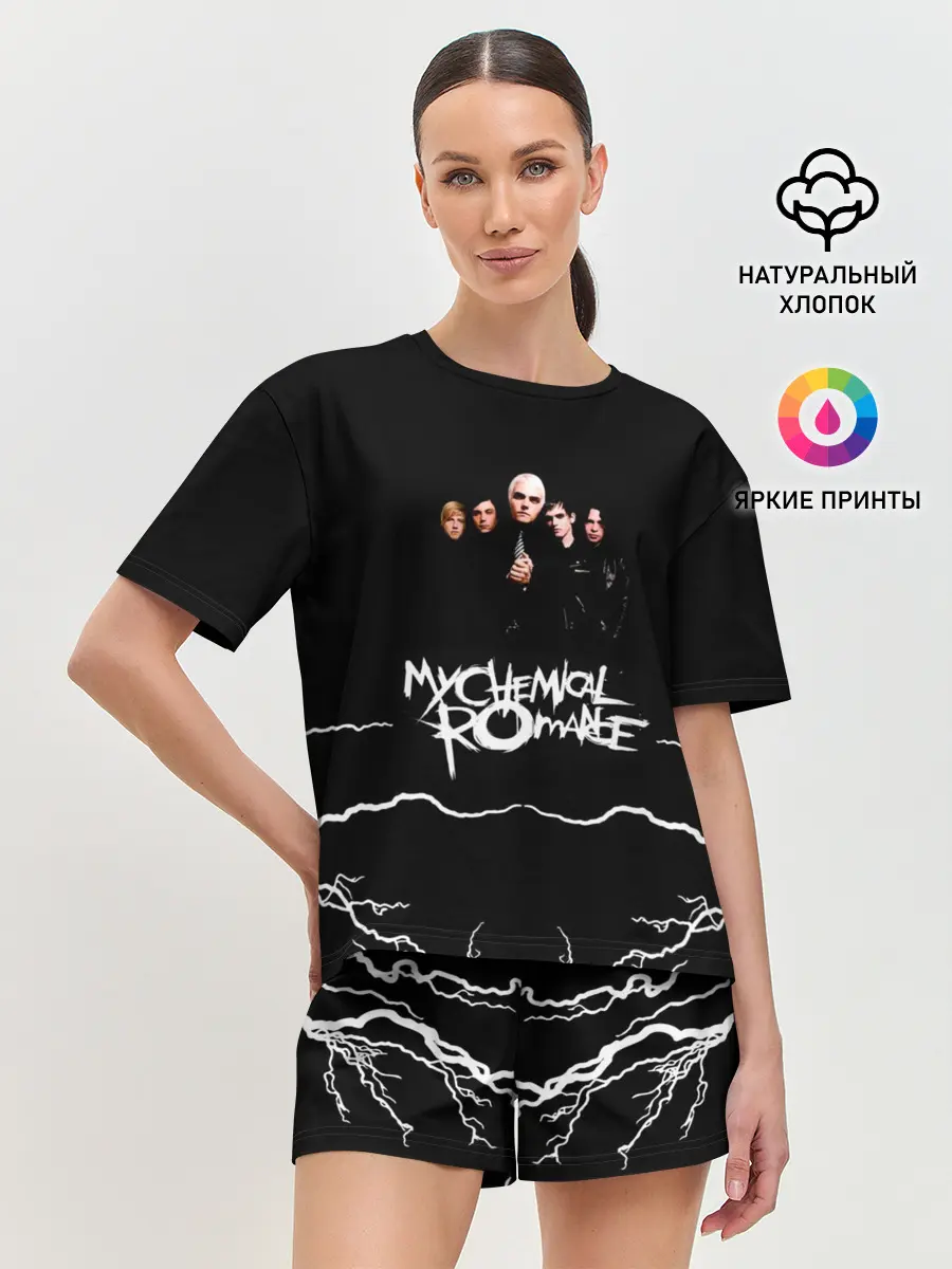 Женская пижама с шортами / My Chemical Romance