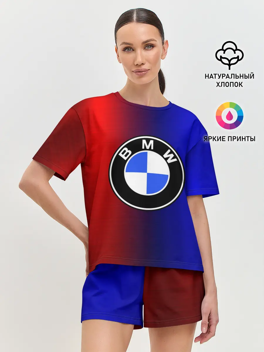 Женская пижама с шортами / BMW SPORT ABSTRACT