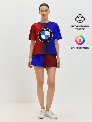 Женская пижама с шортами / BMW SPORT ABSTRACT