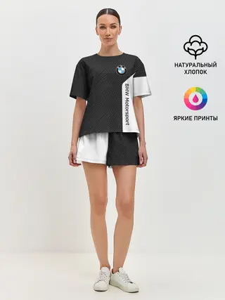 Женская пижама с шортами / BMW CARBON | БМВ КАРБОН