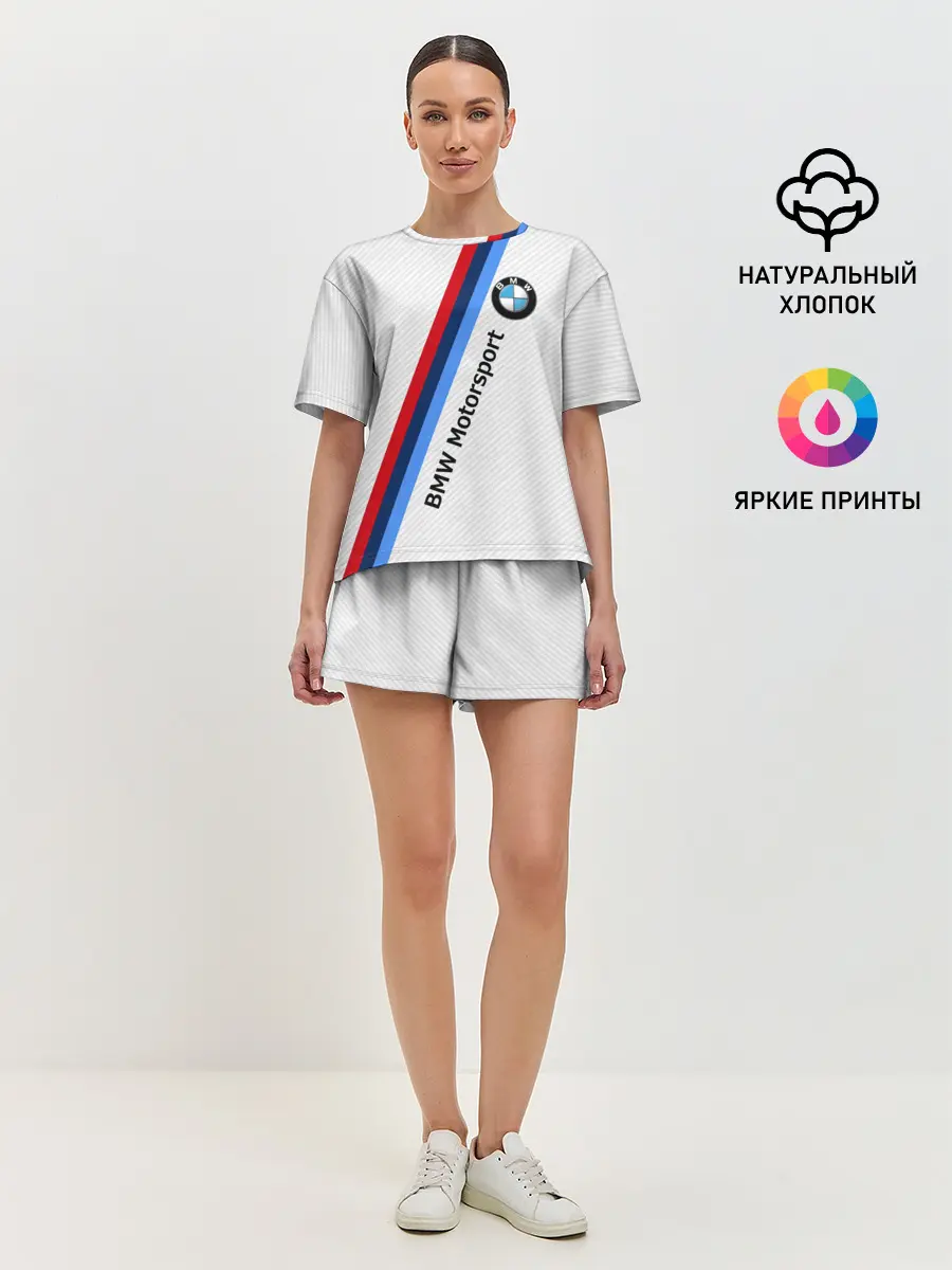 Женская пижама с шортами / BMW MOTORSPORT CARBON | БМВ