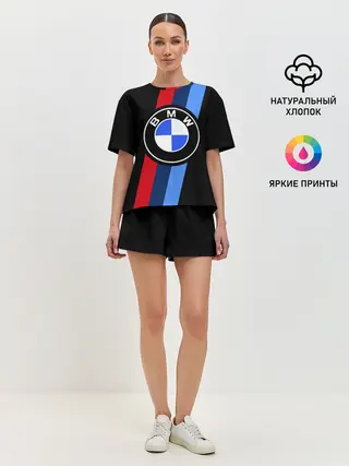 Женская пижама с шортами / BMW 2021 M SPORT / БМВ М СПОРТ