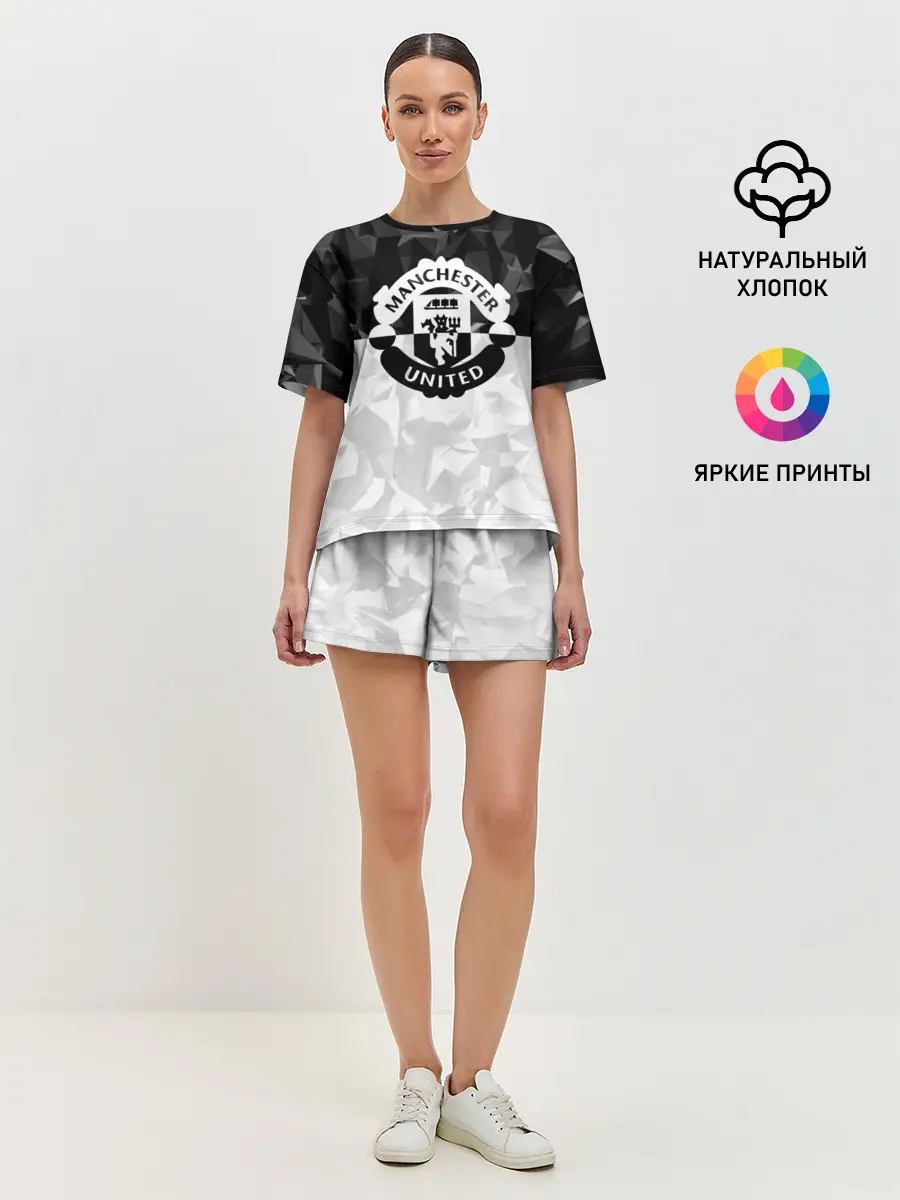 Женская пижама с шортами / МАНЧЕСТЕР ЮНАЙТЕД | FCMU | MANCHESTER UNITED