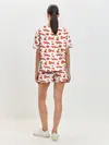 Женская пижама с шортами / Рыжий паттер