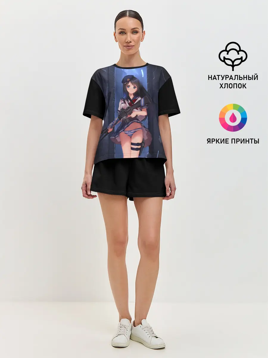 Женская пижама с шортами / Японская анимация