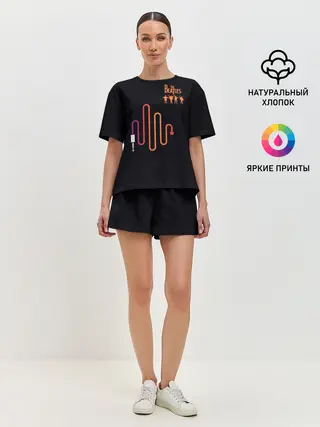 Женская пижама с шортами / The Beatles