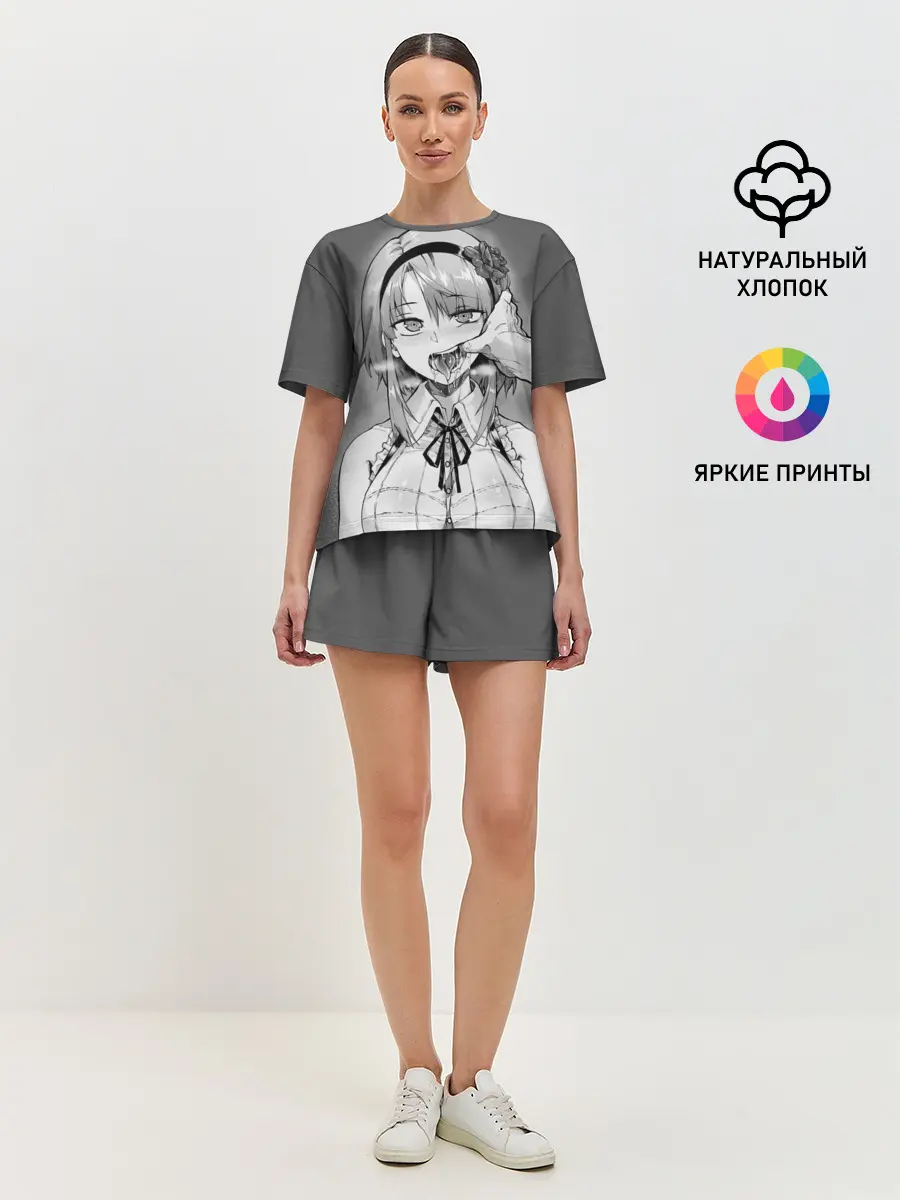 Женская пижама с шортами / Show me your pretty mouth