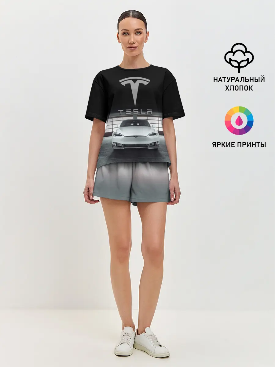 Женская пижама с шортами / TESLA