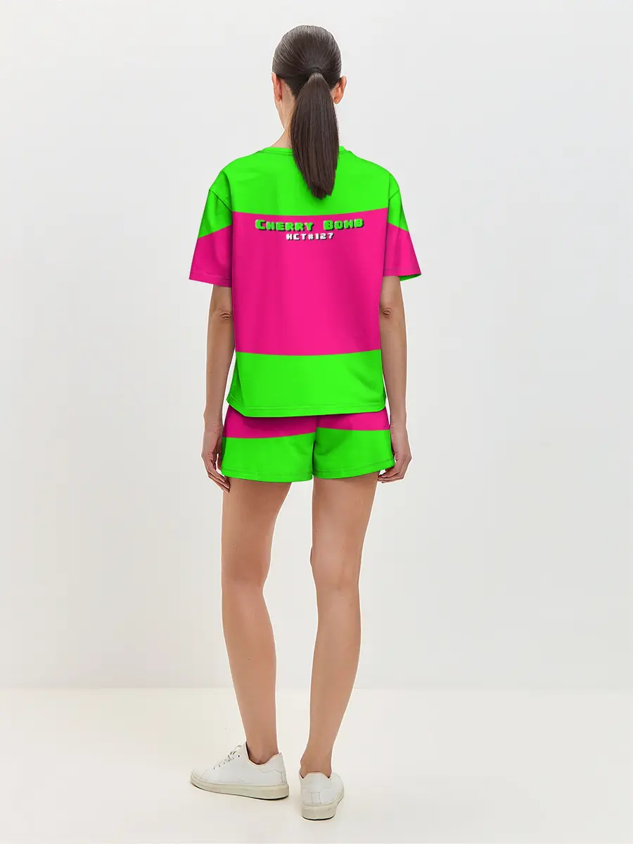 Женская пижама с шортами / NCT 127. Cherry Bomb