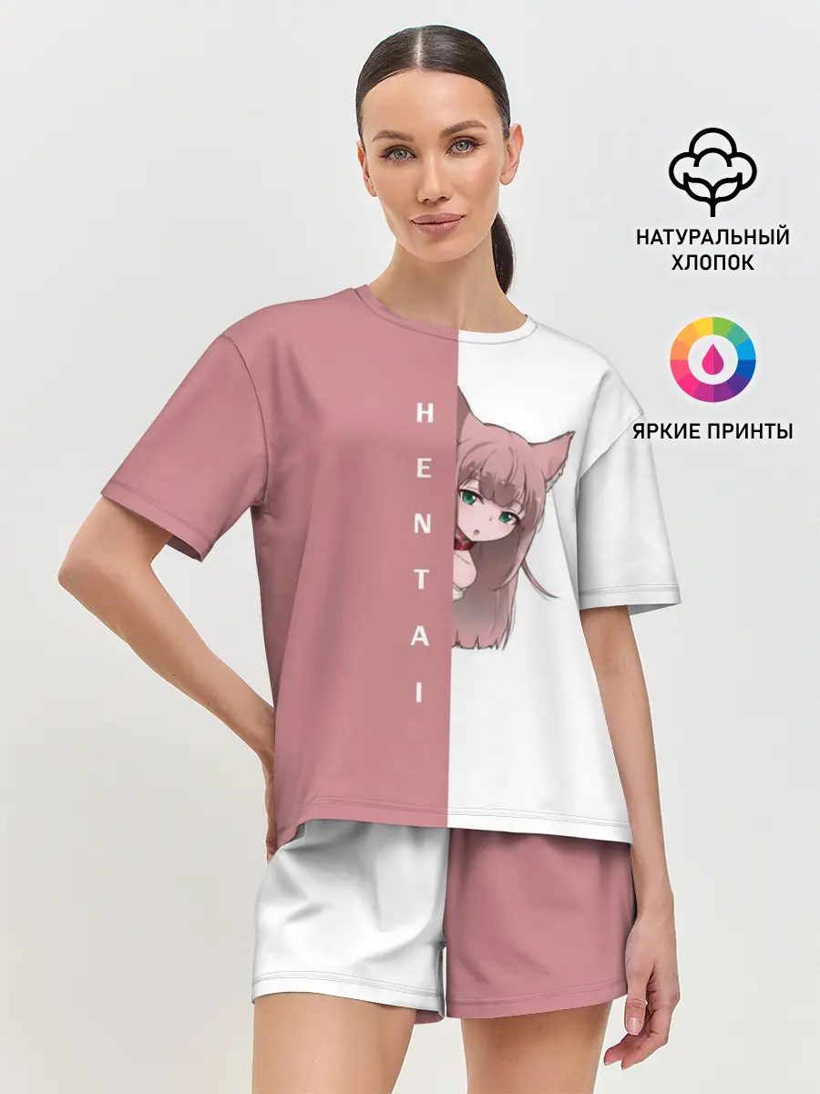 Женская пижама с шортами / Японская анимация