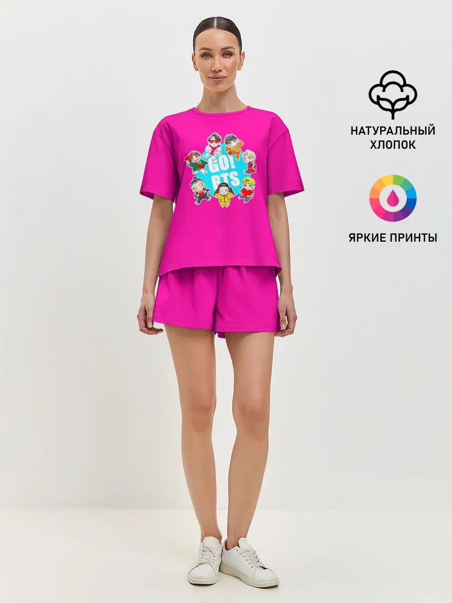 Женская пижама с шортами / GO! BTS