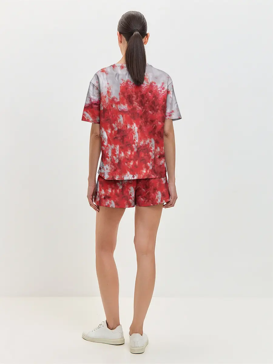 Женская пижама с шортами / Кровь