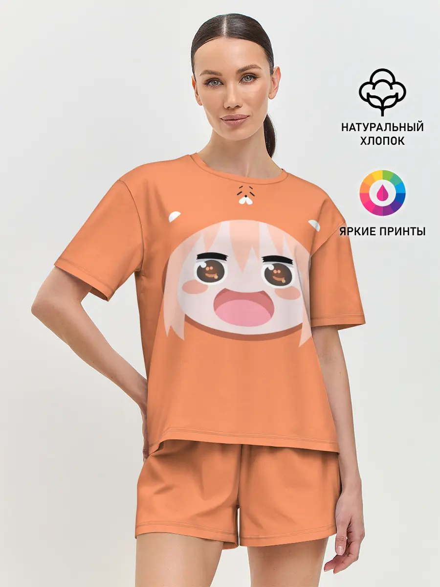 Женская пижама с шортами / Мордочка Умару