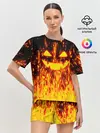 Женская пижама с шортами / FIRE PUMPKIN