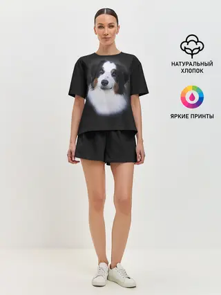 Женская пижама с шортами / Собака