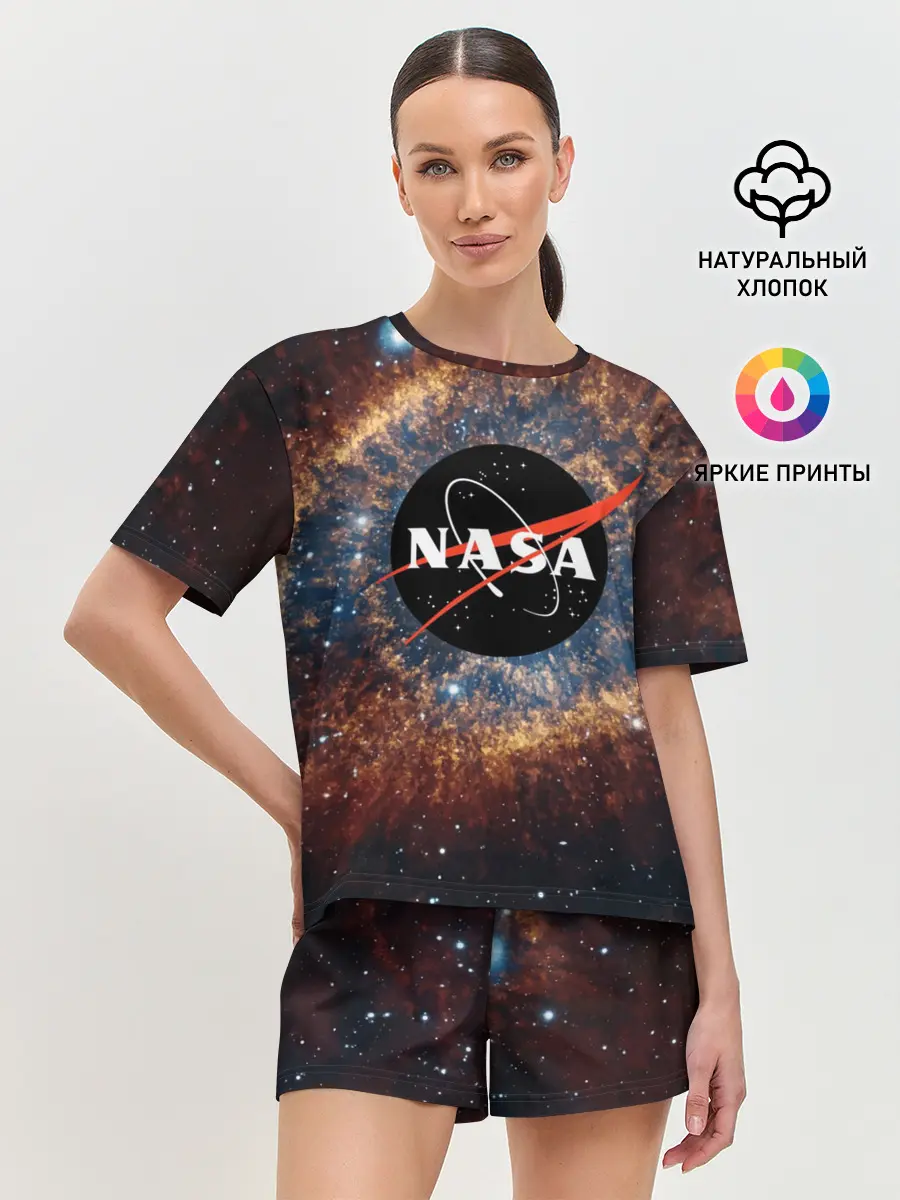 Женская пижама с шортами / NASA