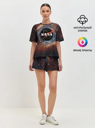 Женская пижама с шортами / NASA