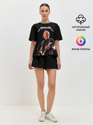 Женская пижама с шортами / Metallica