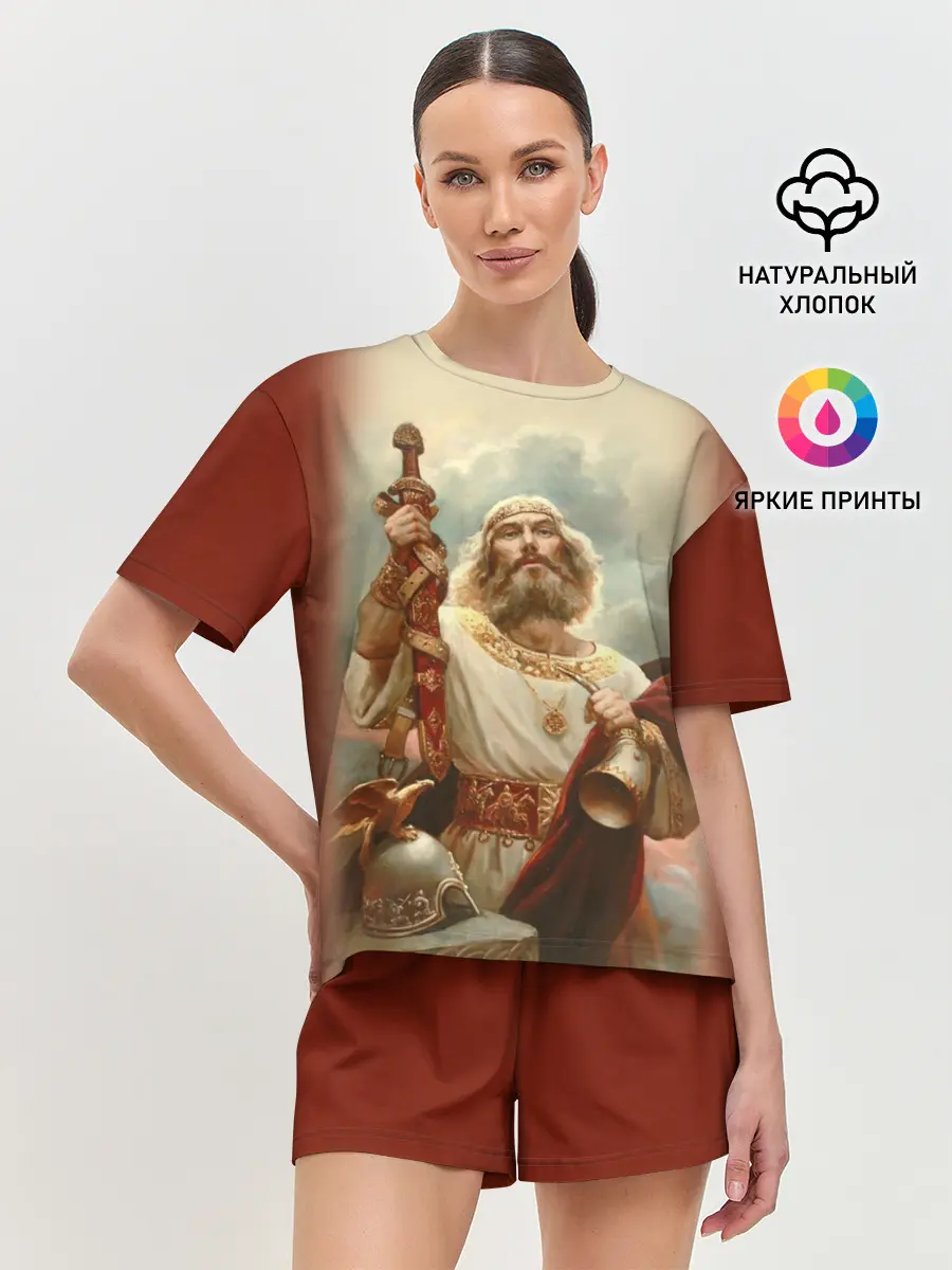 Женская пижама с шортами / русь