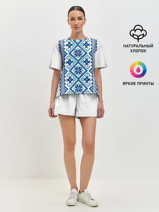 Женская пижама с шортами / русь