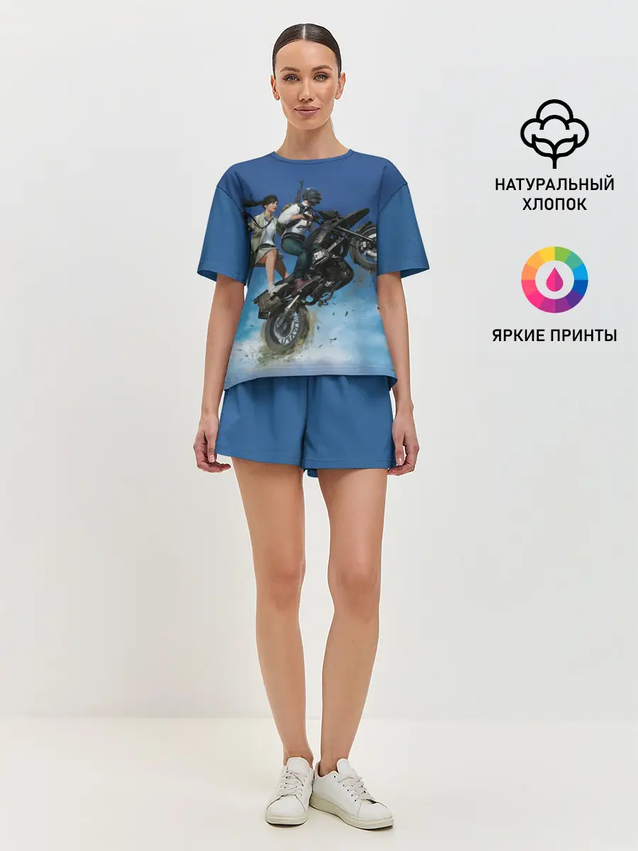 Женская пижама с шортами / PUBG