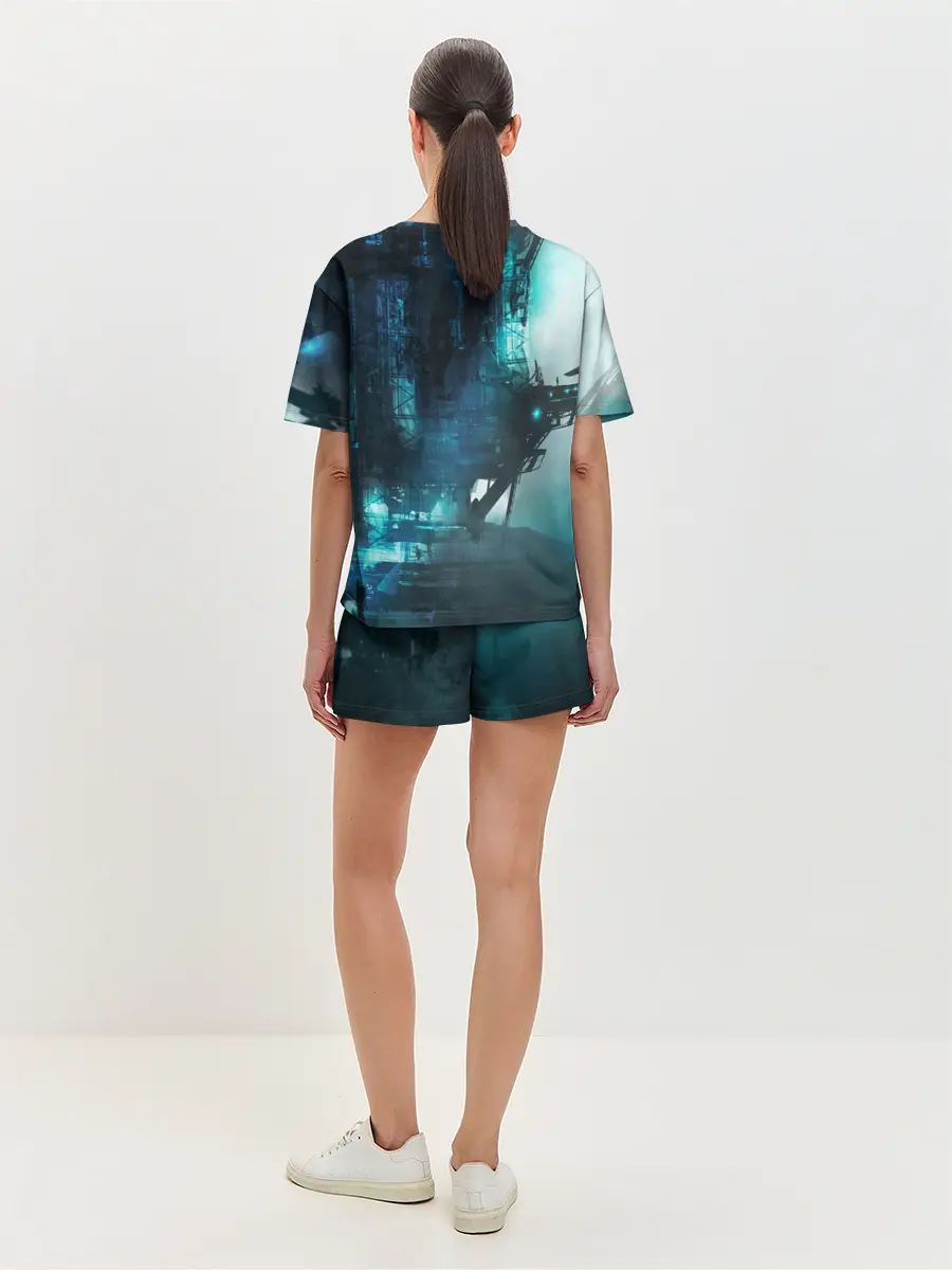 Женская пижама с шортами / Cyberpunk 2077