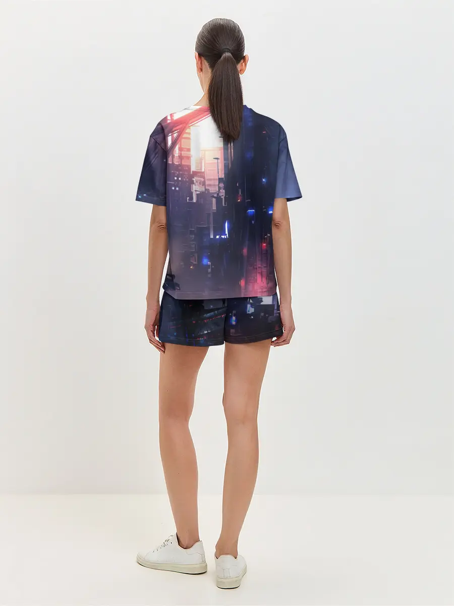 Женская пижама с шортами / Cyberpunk 2077