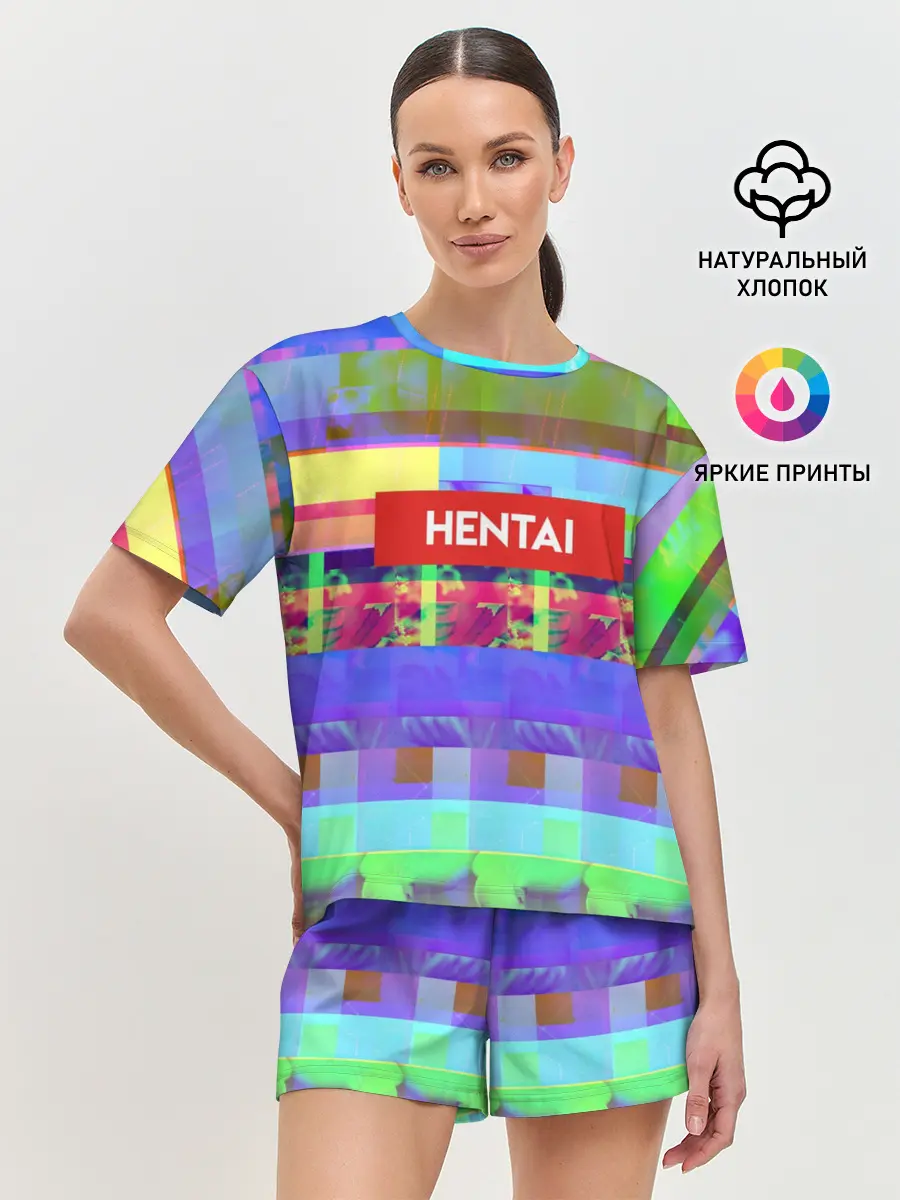 Женская пижама с шортами / Японская анимация