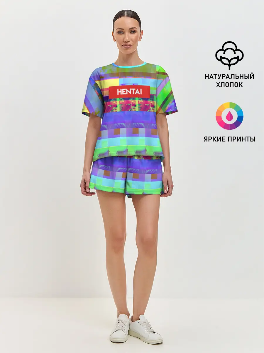 Женская пижама с шортами / Японская анимация