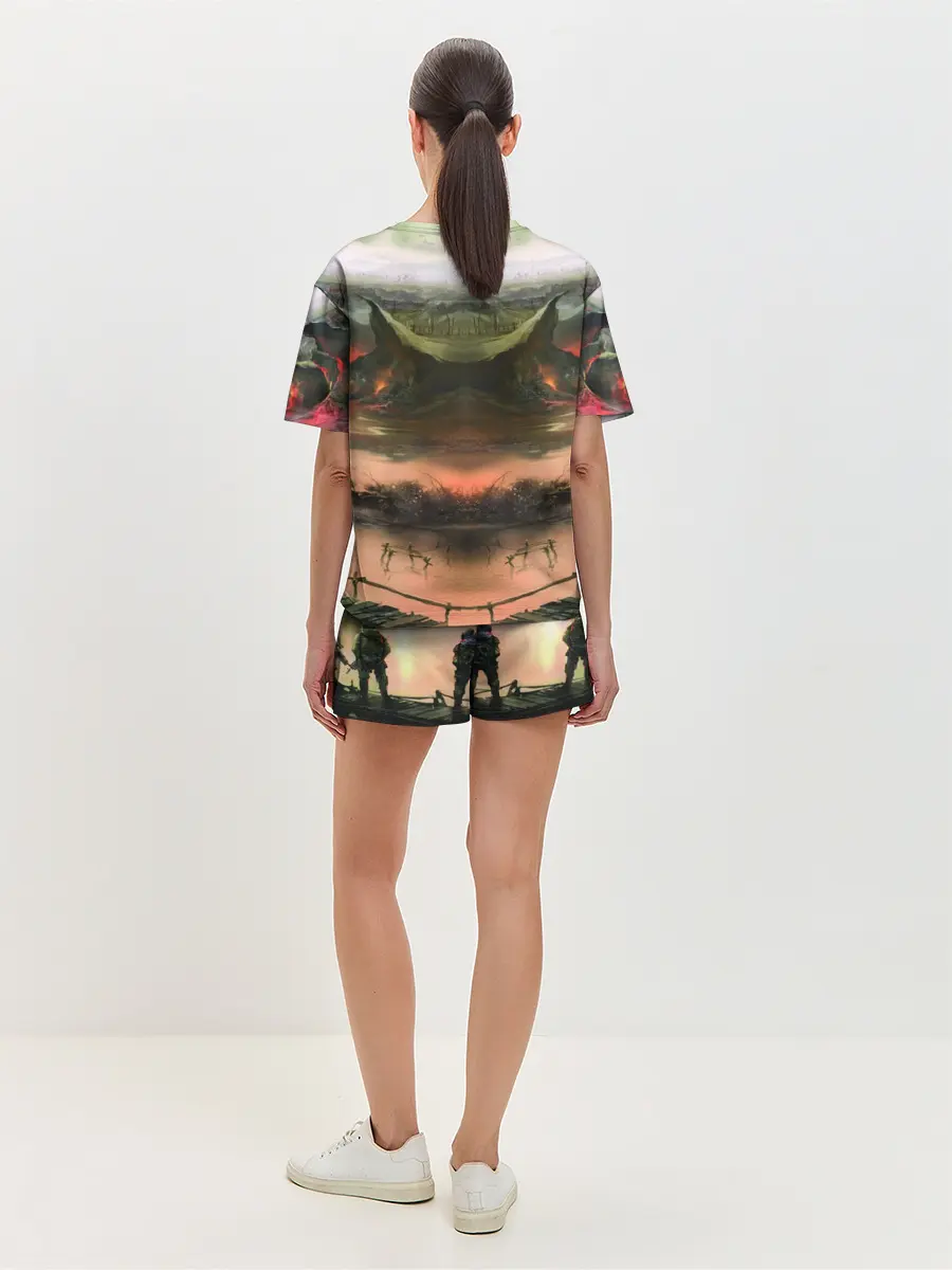 Женская пижама с шортами / STALKER