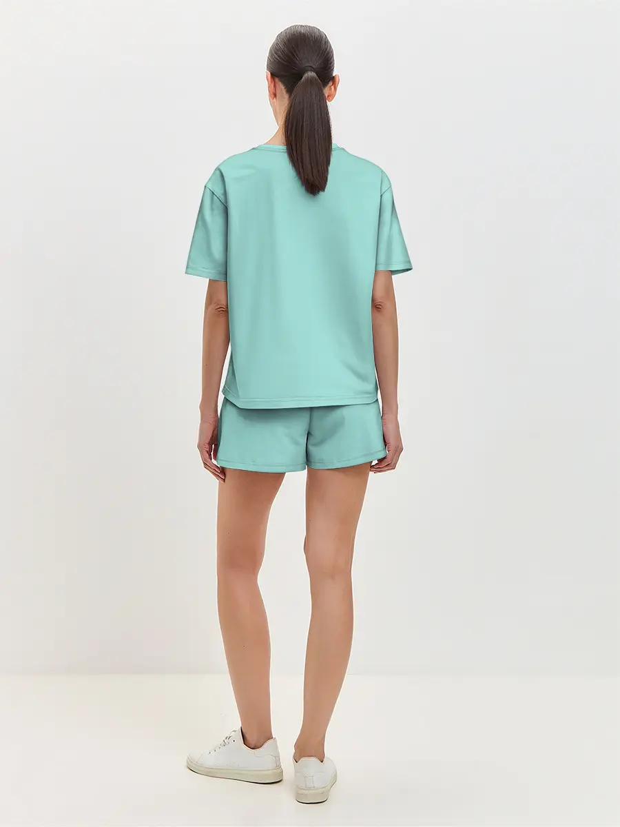 Женская пижама с шортами / Пингвин LOVE