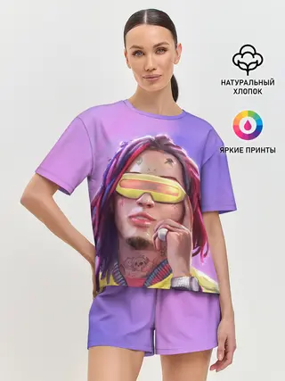 Женская пижама с шортами / Lil Pump