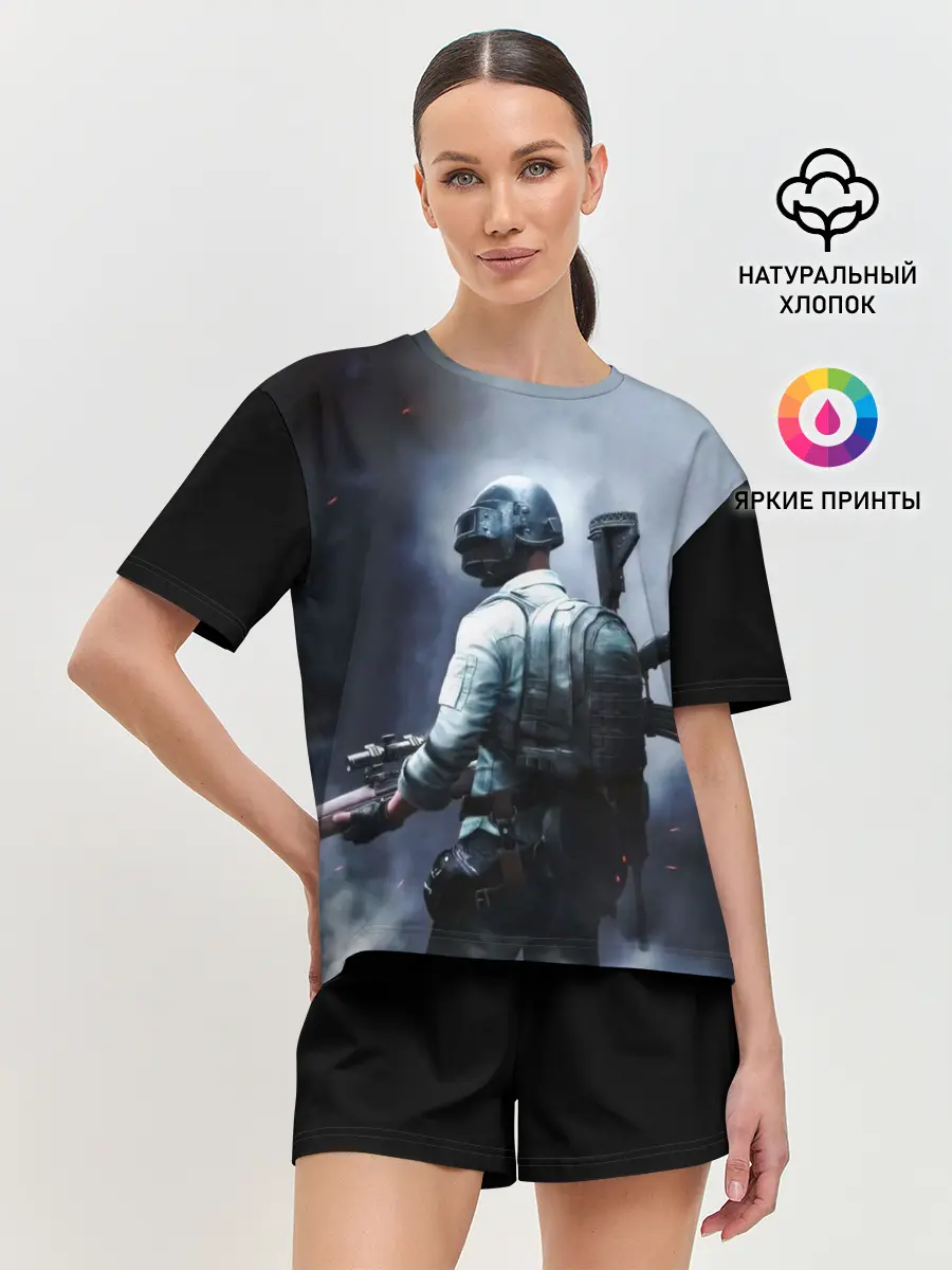 Женская пижама с шортами / PUBG