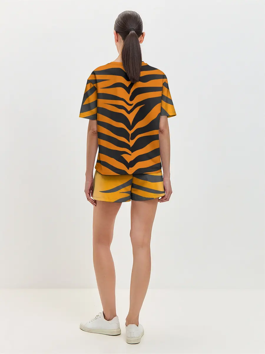 Женская пижама с шортами / Тигр