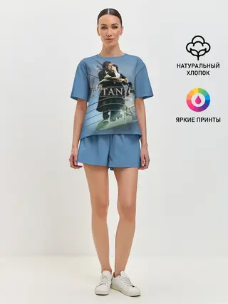 Женская пижама с шортами / Титаник постер