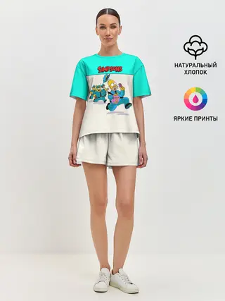 Женская пижама с шортами / Эпичная Погоня