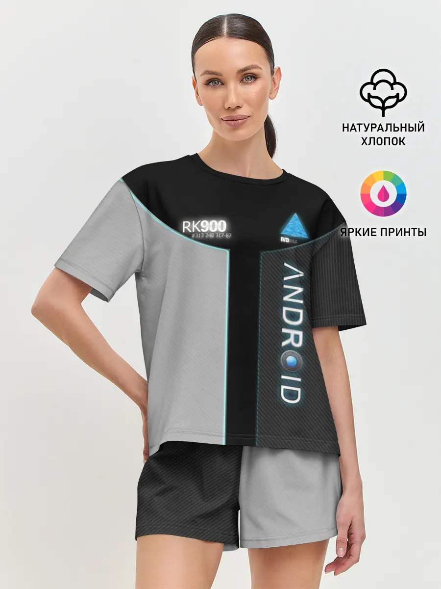 Женская пижама с шортами / DETROIT: BECOME HUMAN.