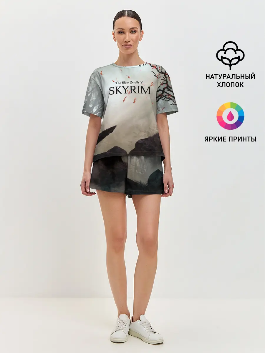 Женская пижама с шортами / The Elder Scrolls SKYRIM 5
