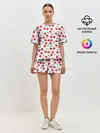 Женская пижама с шортами / Вишневое настроение
